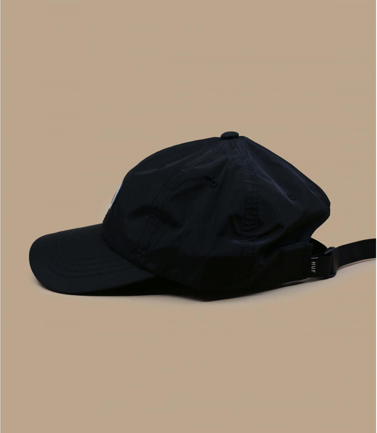 casquette noir Huf rétro